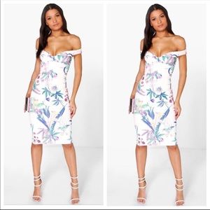 Tropical off shoulder dress did 6